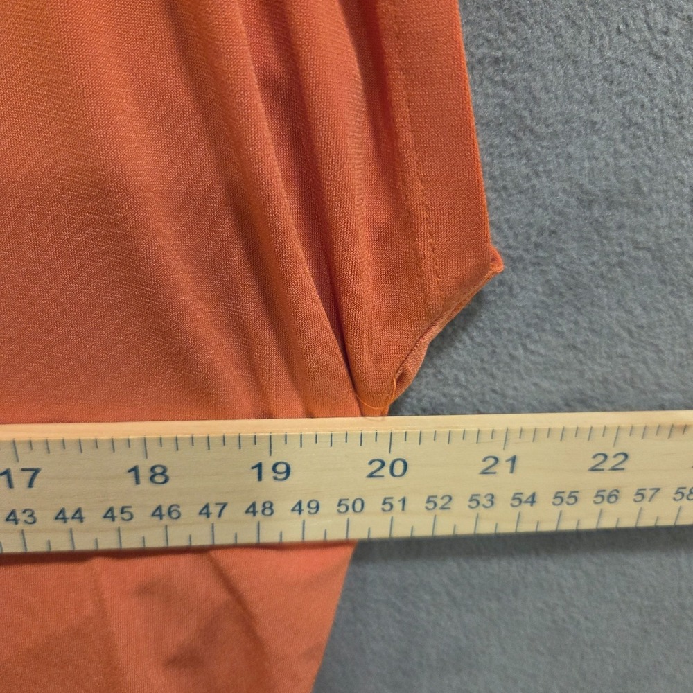 Tahari V-Neck‎ Blouse Top Women's Size Small Short Sleeve Casual Office Classic - Picture 5 of 6